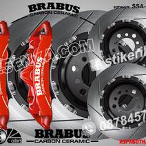 Brabus Carbon Ceramic надписи за капаци на спирачни апарати