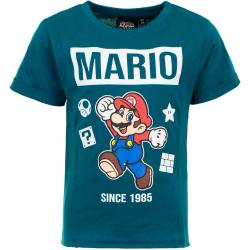 Блуза с къс ръкав за момче Супер Марио