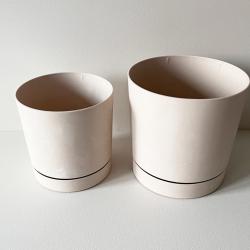 Сет 2 бр. саксии Tubo 11,  13 см