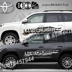 Toyota Land Cruiser стикери