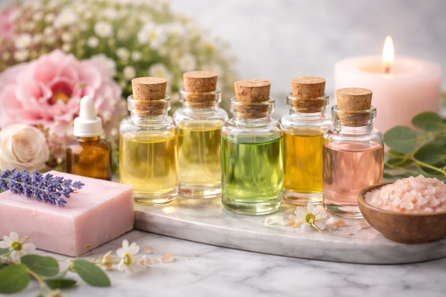 Ароматни масла и оцветители за свещи, сапуни и козметика