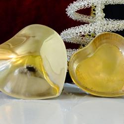 Бронзова кутия за бижута Сърце, бижутерка.