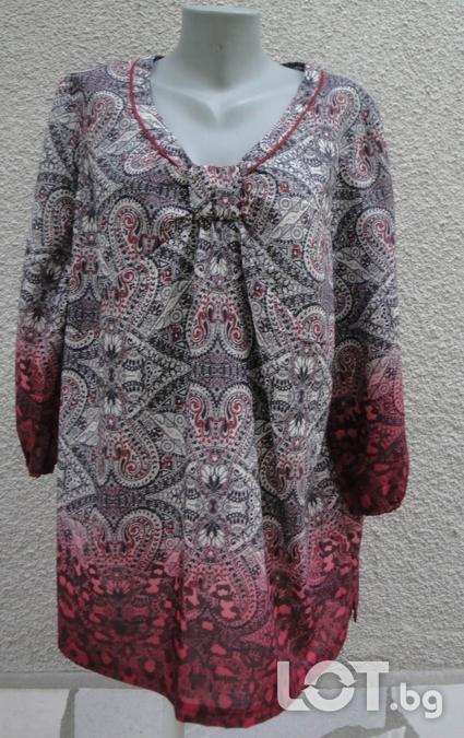 4XL Нова туника в преливащи цветова