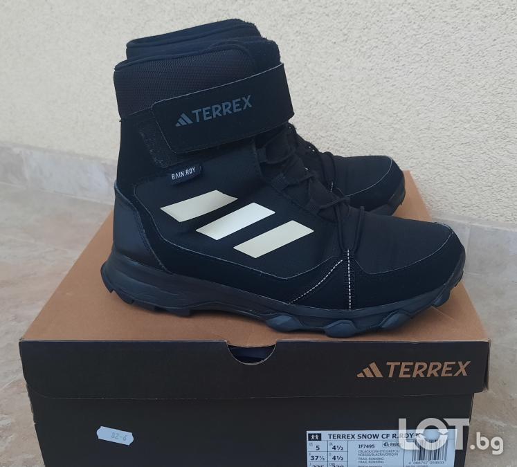 Детски зимни обувки Adidas Terrex Snow CF Rain Ready-37 1 3n-непромока
