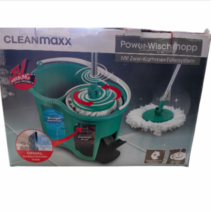 Иновативна кофа за моп за бързо и лесно почистване - Cleanmaxx Power M