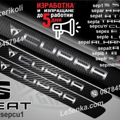 Seat Cupra прагове от карбон