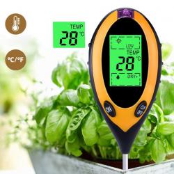 Уред за измерване на влажност, температура, светлина и PH на почвата