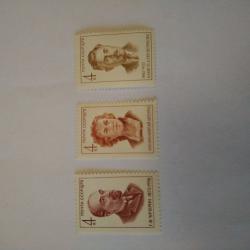 Серия от 3 пощенски марки от Ссср 1972 г.