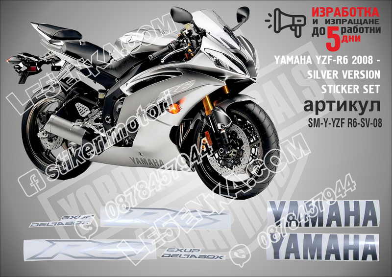 Yamaha Yzf-r6 - 2008 Silver Version