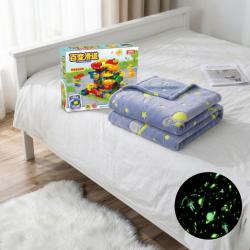 Светещо в тъмното одеяло Magic Blanket Подарък Голям комплект констр