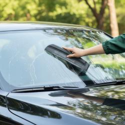 Мултифункционална силиконова четка за кола, прозорци и огледала