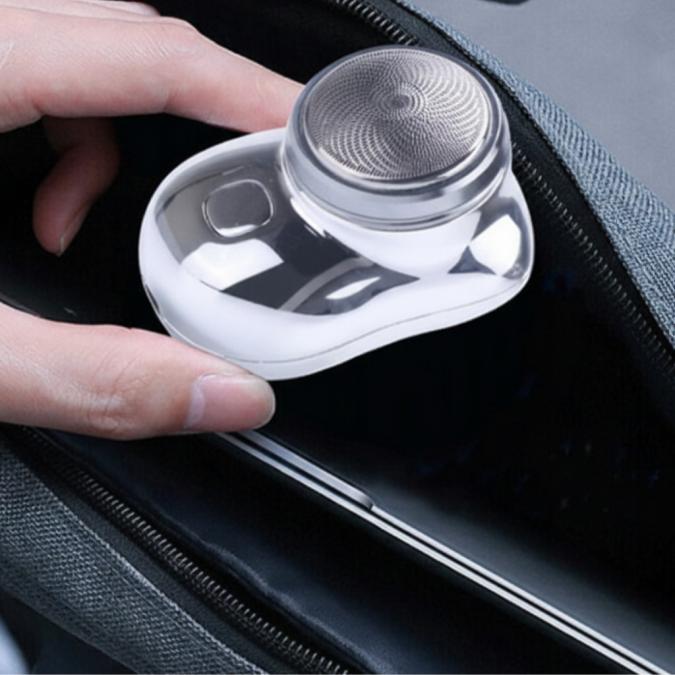 Мини преносима електрическа самобръсначка  джобен размер, сухо бръсне