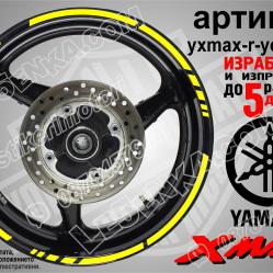 Yamaha Xmax Yellow кантове за джанти