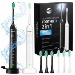 Комплект от 2 броя електрическа звукова четка Toothie X 2в1 с 6 накрай