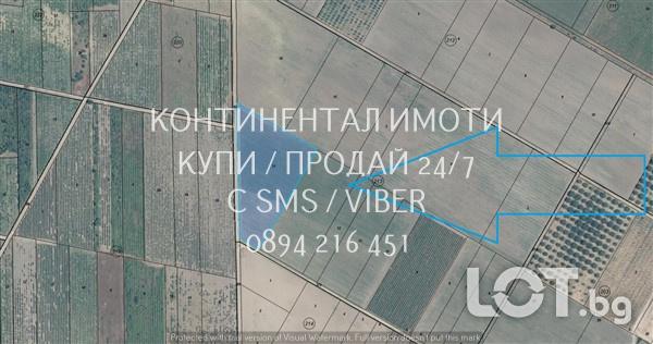 Код 70105. Поземлен имот - нива, кат. 6-та 12600м2 с много лесен пряк