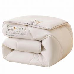 Зимен юрган с овча вълна 160x200 см  Топлина и комфорт за студените н