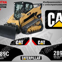 CAT 289c стикери