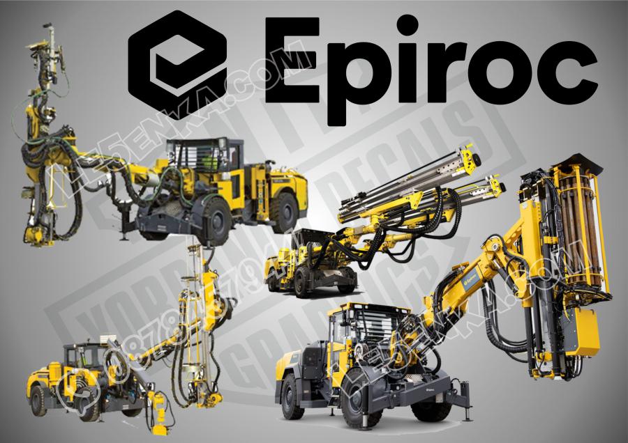 Epiroc стикери