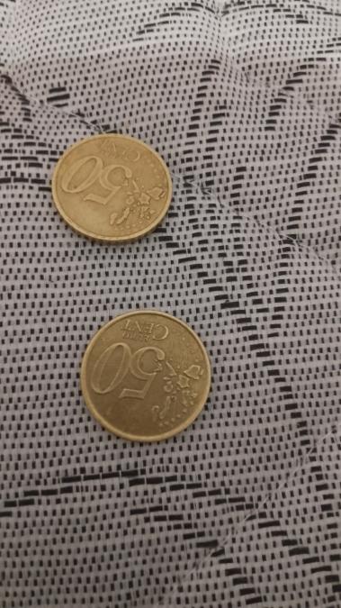 Колекционерски монети от 50 евро цента 2002г