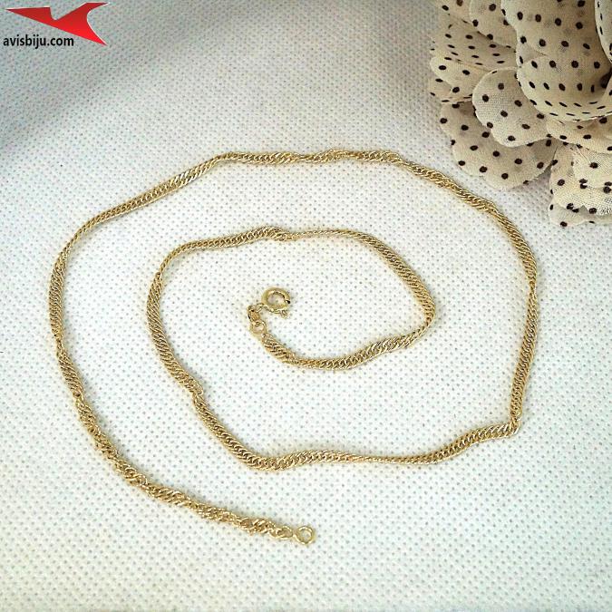 Синджир с 14К златно покритие