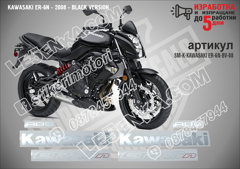 Kawasaki Er-6n - 2008 - Black Version