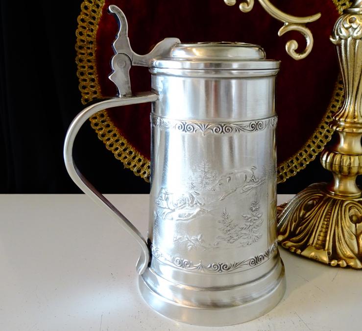 Калаена халба 1 кг., лов на Глиган с кучета.