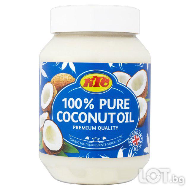 100%кокосово масло 500мл KTC Coconut Oil 500ml
