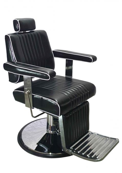 Бръснарски стол Cut - черен