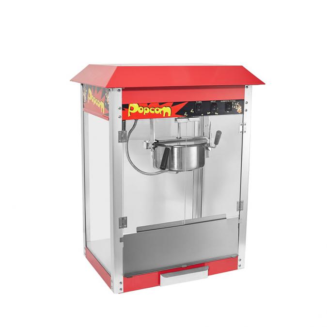 Професионална машина за пуканки 1.4 kW компактна, атрактивна и печел