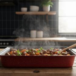 Мраморна тава  надеждно печене и лесно почистване за всяка кухня