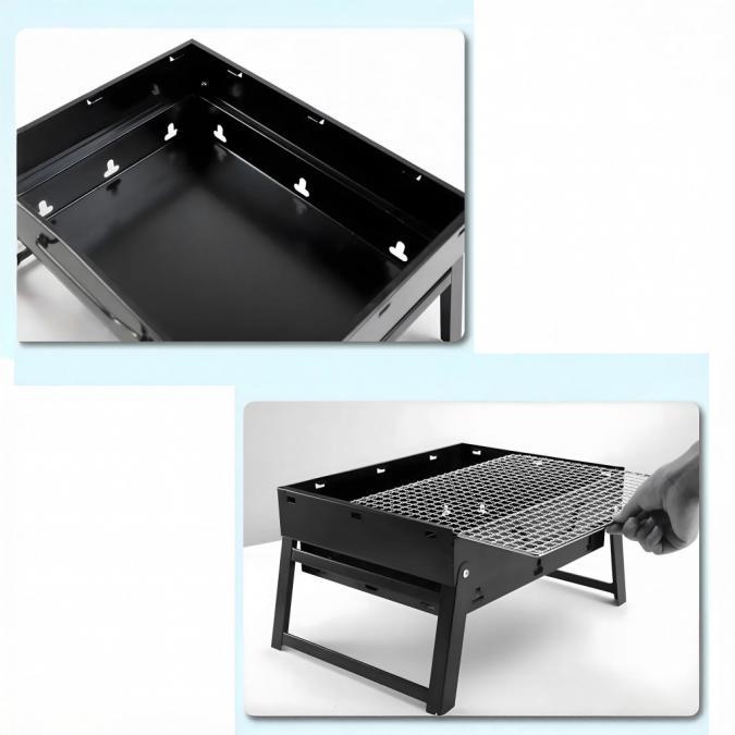 Градинска преносима скара, подходяща за къмпинг, пикник и терасата