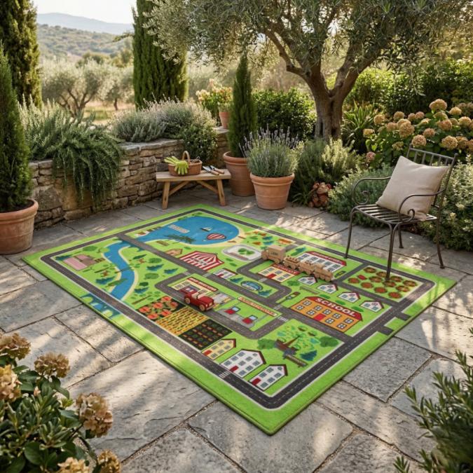 Детски килим за игра 120х160см - Различни дизайни, Противоплъзгащ и ми