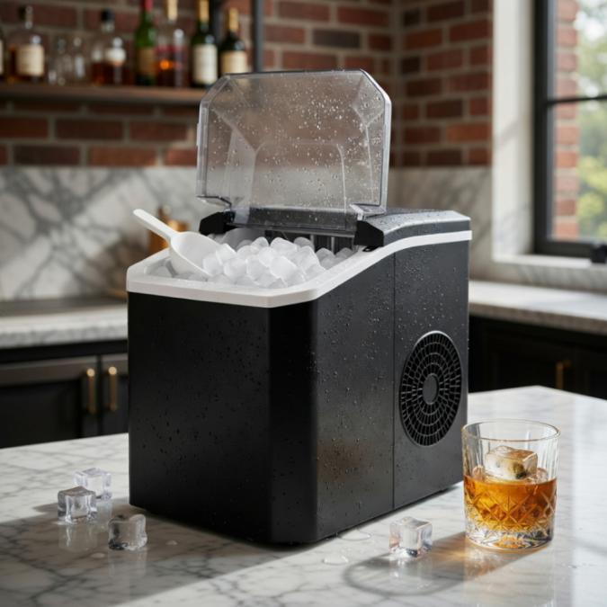 Домашен ледогенератор 12 кг ден  експресен лед за напитки