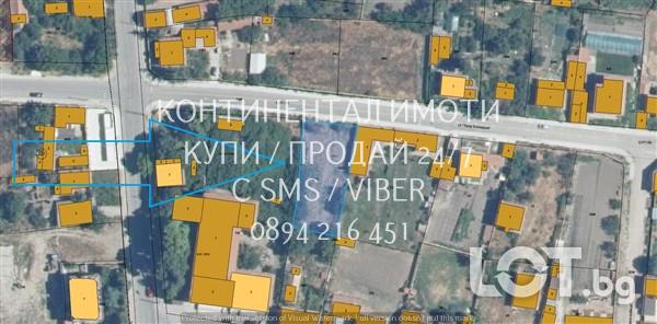 Код 70113. Дворно място 840м2 на комуникативно и предпочитано място в