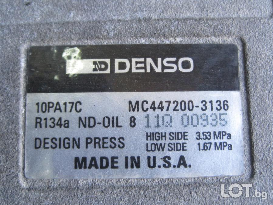 Компресор климатик Denso 447200 - 3136  10pa17c Honda Accord