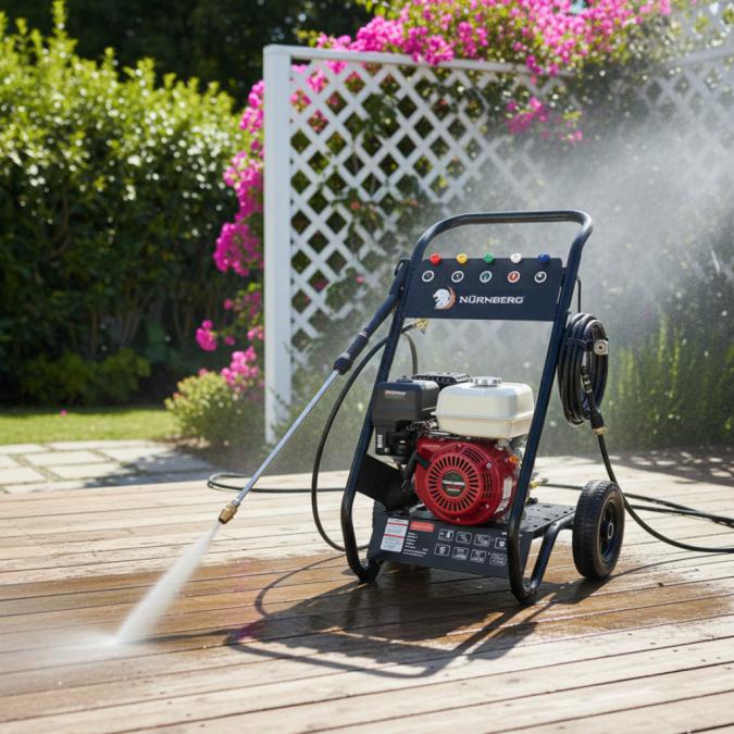 Бензинова водоструйка N rnberg 7.0 HP  3000 PSI мощ за безкомпромисно