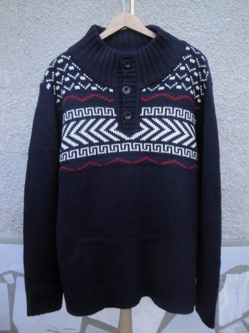 3XL нов мъжки пуловер Coolwater с вълна