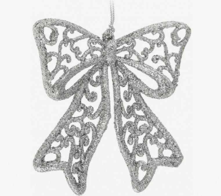 Коледна украса за елха - Блестяща панделка