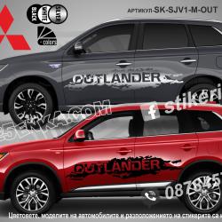 Mitsubishi Outlander стикери