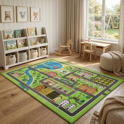 Детски килим 120x160 см, 12 дизайна, водоустойчив, неплъзгащ се