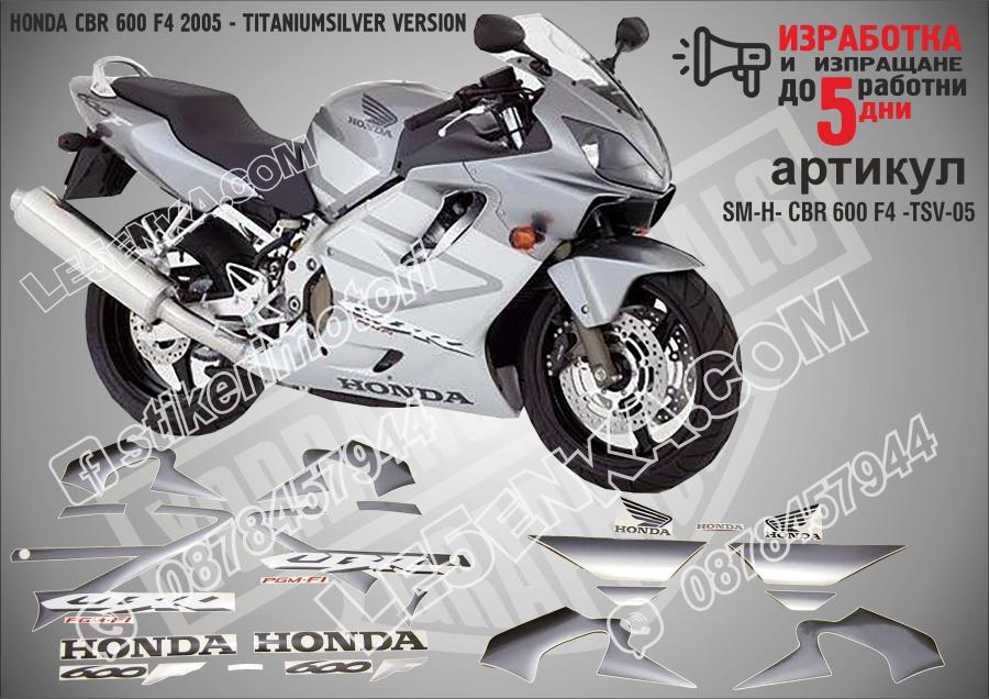 Honda CBR 600 F4 2005 - Titanium Silver Version