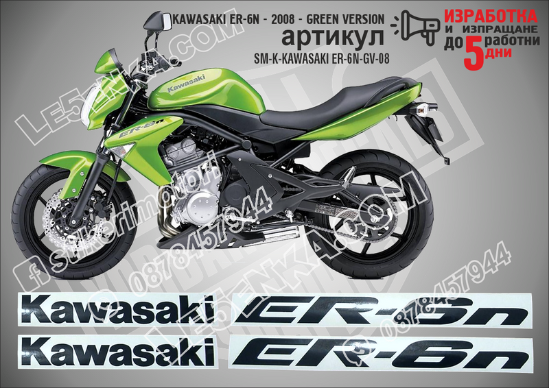 Kawasaki Er-6n - 2008 - Green Version