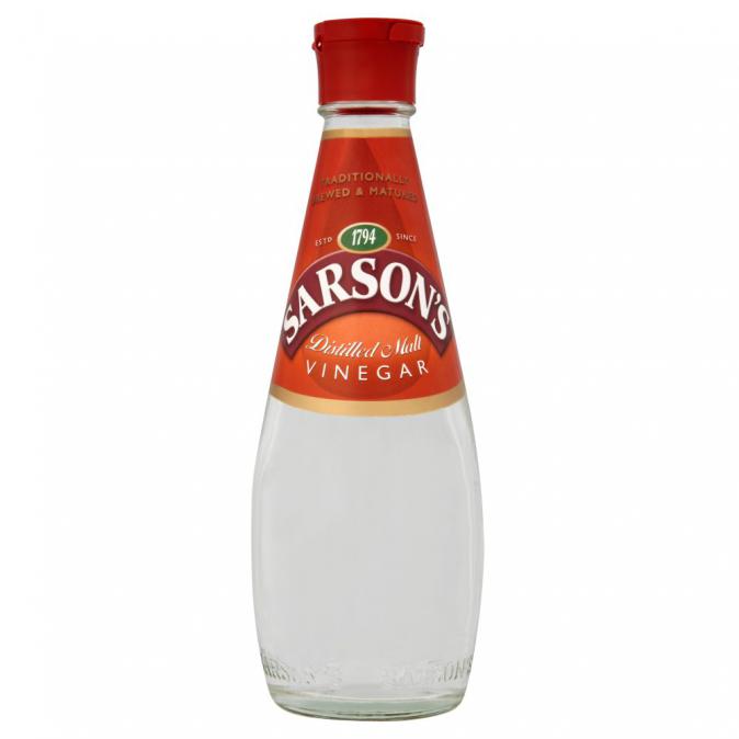 Sarson s Distilled Malt Vinegar Сарсанс Дистилиран Малцов Оцет 250мл