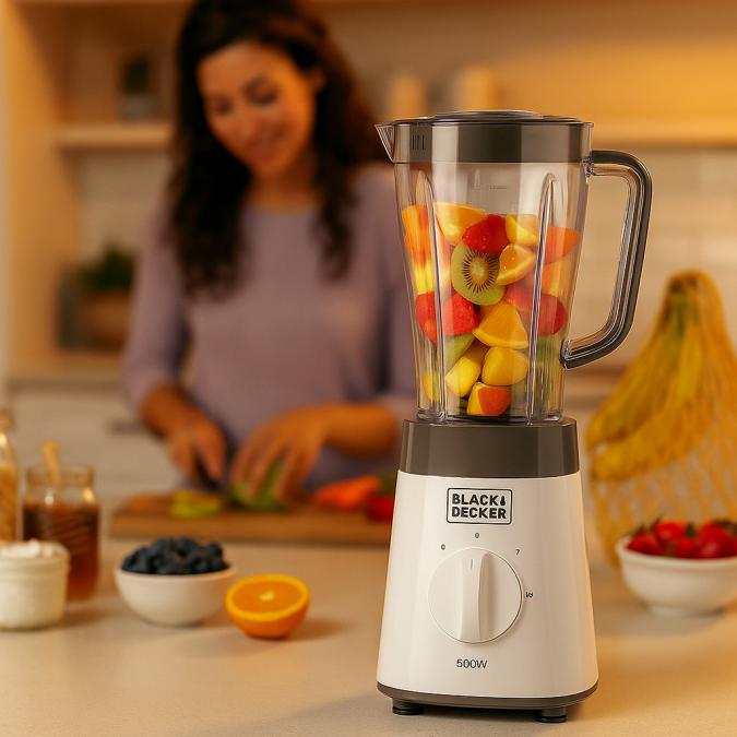 Блендер Black&decker Bxjb500e, 500w, 1.5 л, 2 скорости, Функция Pulse