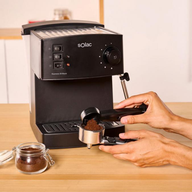 Кафемашина Solac Taste Classic M80 black Ce4482 1600.00 ml, 20.00 bar