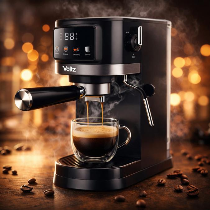 Еспресо машина Oliver Voltz Ov51171o, 1575 W, 20 бара, Крема диск, LED