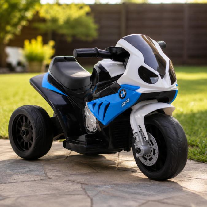 Акумулаторен детски мотор BMW S1000rr 6V  Светещи Фарове и реалистиче