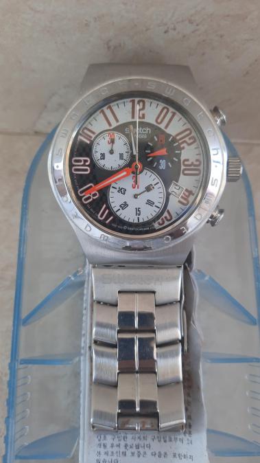Swatch-irony-diaphane-chronograph-water resistant-мъжки часовник