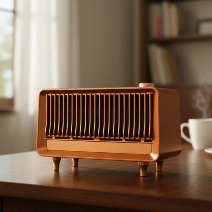 Bluetooth радио колонка As25, 2x5w, 1800mah  мощен звук и винтидж диз