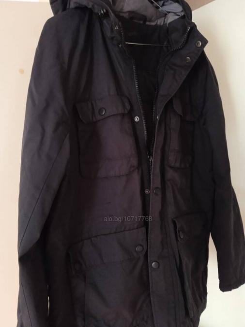 Яке с качулка топло мъжко Angelo Litroco размер L
